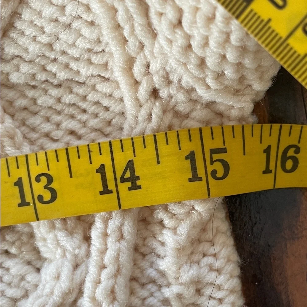 Cozy Cream Cable Knit Sweater